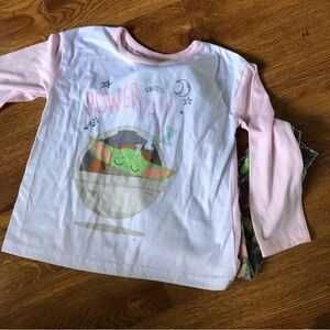 Star Wars 2pc PJ winter set in size 6/6X Baby Yoda